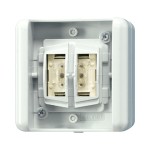 JUNG 8472.01LEDW KNX Taster BA – Tasterstellung – 2fach, WG 800 