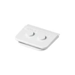 JUNG 894 Kabeleinführungsschieber, 2 geschlossene Einführungen, WG 800, grau 