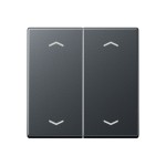 JUNG A102PBFANM Wippe für KNX Taster, F10, mit Pfeilsymbolen, Thermoplast lackiert, Serie A, anthrazit matt 
