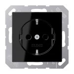 JUNG A1520BFSW SCHUKO®-Steckdose, 16 A 250 V ~, Thermoplast, Serie A, schwarz 