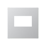 JUNG A1569USBAL 1fach, Thermoplast lackiert, Serie A, aluminium, senkrechte und waagerechte Montage 