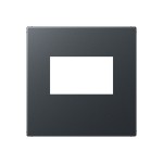 JUNG A1569USBANM 1fach, Thermoplast lackiert, Serie A, anthrazit matt, senkrechte und waagerechte Montage 