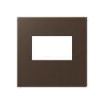 JUNG A1569USBMO 1fach, Thermoplast lackiert, Serie A, mokka, senkrechte und waagerechte Montage 