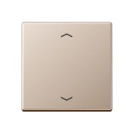 JUNG A1700PCH LB-Management Taster 1fach, mit Pfeilsymbolen, Duroplast lackiert, Serie A, champagner 