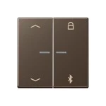 Jung A1751PBTMO LB-ManagementTimer Universal Bluetooth® Pfeile Duroplast lackiert Serie A mokka 