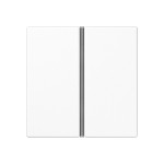 JUNG A402TSAWW Tastensatz, F40, Thermoplast, Serie AS/A, alpinweiß 