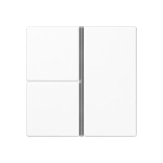 JUNG A403TSAWW Tastensatz, F40, Thermoplast, Serie AS/A, alpinweiß 