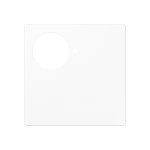 JUNG A527.201WW Abdeckung für Zettler VarioLine, Serie 127.xxx Ruftaster, Serie AS/A, alpinweiß 
