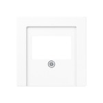 JUNG A569BFPLTWW Abdeckung für TAE-Anschlussdosen, 1fach, Thermoplast, Serie AS/A, alpinweiß 