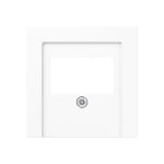 JUNG A569PLTWW Abdeckung für TAE-Anschlussdosen, 1fach, Duroplast, Serie AS/A, alpinweiß 