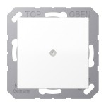 JUNG A590BFAWWM Leitungsauslass mit Zugentlastung, Thermoplast lackiert, Serie A, schneeweiß matt 