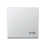 JUNG A590TAL Wippe 1fach, Symbol Tür, Duroplast lackiert, Serie A, aluminium 