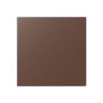 JUNG A594-0PLMO Blind-Abdeckung (gerastet) Zentralplatte, Thermoplast lackiert, Serie A, mokka 