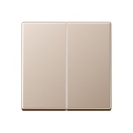 JUNG A595CH Wippe 2fach, Duroplast lackiert, Serie A, champagner 