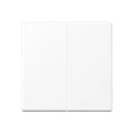 JUNG A595WWM Wippe 2fach, Duroplast lackiert, Serie A, schneeweiß matt 