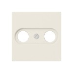 JUNG ABA561PLTV Abdeckung für Antennendosen 1fach, Duroplast antibakteriell, Serie AS, weiß 