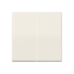 JUNG ABAS591-5 Wippe 2fach, Duroplast antibakteriell, Serie AS, weiß 