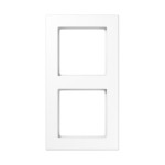 JUNG AC582BFWW Rahmen 2fach, A CREATION, Thermoplast, alpinweiß, senkrechte und waagerechte Montage 