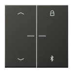 Jung AL1751PBTAN LB-ManagementTimer Universal Bluetooth® Pfeile Aluminium lackiert Serie LS anthrazit (lackiertes Aluminium) 