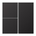 JUNG AL2403TSAD Tastensatz, F40, Aluminium lackiert, Serie LS, dark 