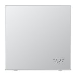 JUNG AL2990LP Wippe 1fach, geprägtes Symbol Licht, Serie LS, Aluminium 