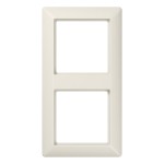 JUNG AS582 Rahmen 2fach, AS 500, IP 44, Duroplast, weiß, senkrechte und waagerechte Montage 