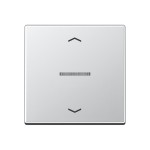 JUNG BTA17101PAL HOME Taster 1fach, mit Pfeilsymbolen, mit Lichtleiter, Duroplast lackiert, Serie A, aluminium 