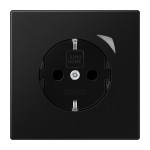 JUNG BTLS1521SESWM HOME SCHUKO® Steckdose Energy, 16 A 250 V ~, mit Funktionsanzeige, SAFETY+, Serie LS, graphitschwarz matt 