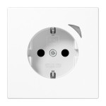 JUNG BTLS1521SWW HOME SCHUKO® Steckdose, 16 A 250 V ~, mit Funktionsanzeige, SAFETY+, Serie LS, alpinweiß 