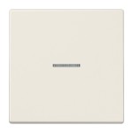 JUNG BTLS17101 HOME Taster 1fach, mit Lichtleiter, Duroplast, Serie LS, weiß 