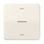 JUNG CD101KO5P Wippe für KNX Taster, F10, mit Pfeilsymbolen, mit Lichtleiter, Duroplast, Serie CD, weiß 