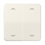 JUNG CD102P Wippe für KNX Taster, F10, mit Pfeilsymbolen, Duroplast, Serie CD, weiß 