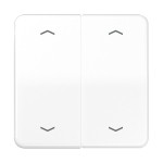 JUNG CD102PWW Wippe für KNX Taster, F10, mit Pfeilsymbolen, Duroplast, Serie CD, alpinweiß 