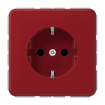JUNG CD1520BFKIRT SCHUKO®-Steckdose, 16 A 250 V ~, SAFETY+, Thermoplast, Serie CD, rot 