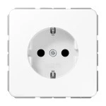 JUNG CD1520BFKIWW SCHUKO®-Steckdose, 16 A 250 V ~, SAFETY+, Thermoplast, Serie CD, alpinweiß 