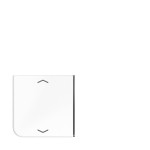 JUNG CD404TSAPWW23 Taste 2+3, F40, mit Pfeilsymbolen, Thermoplast, Serie CD, alpinweiß 