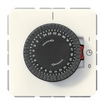 JUNG CD5024 Schaltuhr mit Synchronmotorantrieb, max. 1440 Minuten, Serie CD, weiß 