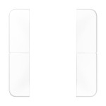 JUNG CD502TSAWW Tastensatz, F50, Thermoplast, Serie CD, alpinweiß 