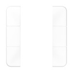 JUNG CD503TSAWW Tastensatz, F50, Thermoplast, Serie CD, alpinweiß 