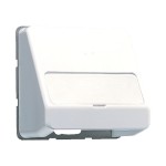 JUNG CD554WW Datenanschlussgehäuse 1fach, mit Schriftfeld, Thermoplast, Serie CD, alpinweiß 