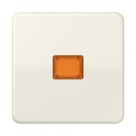 JUNG CD590KO Wippe 1fach, mit Lichtaustrittsfenster, Duroplast, Serie CD, weiß 