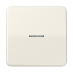 JUNG CD590KO5 Wippe 1fach, mit Lichtleiter, Duroplast, Serie CD, weiß 