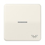 JUNG CD590KO5L Wippe 1fach, Symbol Licht, mit Lichtleiter, Duroplast, Serie CD, weiß 