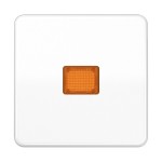 JUNG CD590KOBFWW Wippe 1fach, mit Lichtaustrittsfenster, Thermoplast, Serie CD, alpinweiß 