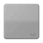 JUNG CD590LGR Wippe 1fach, Symbol Licht, Duroplast, Serie CD, grau 