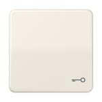 JUNG CD590T Wippe 1fach, Symbol Tür, Duroplast, Serie CD, weiß 