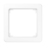 JUNG CD590ZWW Zwischenrahmen 50 x 50 mm, Thermoplast, alpinweiß, senkrechte und waagerechte Montage 