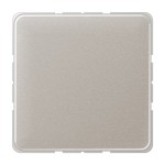 JUNG CD594-0PT Blind-Abdeckung (gerastet), Aluminium eloxiert, Serie CD, platin 