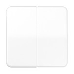 JUNG CD595BFWW Wippe 2fach, Thermoplast, Serie CD, alpinweiß 