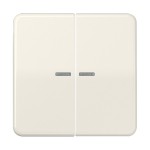 JUNG CD595KO5BF Wippe 2fach, mit Lichtleiter, Thermoplast, Serie CD, weiß 